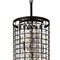 Cwi Lighting Meghna 4 Light Up Chandelier With Brown Finish 9697P11-4-192 - alternate 4
